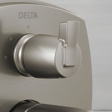 Click here to see Delta H559SSPR Delta Stryke Lever Diverter Handle Kit for Delta Stryke Integrated Diverter Valves, ADA, Lumicoat Stainless - H559SSPR