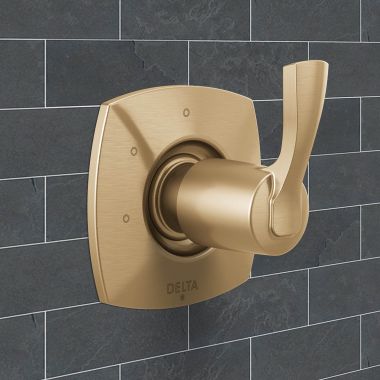 Click here to see Delta T11876-CZ-PR Delta Stryke Diverter Trim With Three Function, Single Lever Handle, ADA, Lumicoat Champagne Bronze - T11876-CZ-PR