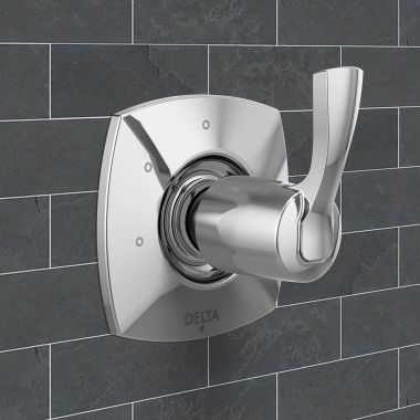 Click here to see Delta T11876-PR Delta Stryke Diverter Trim With Three Function, Single Lever Handle, ADA, Lumicoat Chrome - T11876-PR