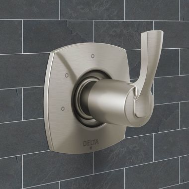 Click here to see Delta T11876-SS-PR Delta Stryke Diverter Trim With Three Function, Single Lever Handle, ADA, Lumicoat Stainless - T11876-SS-PR