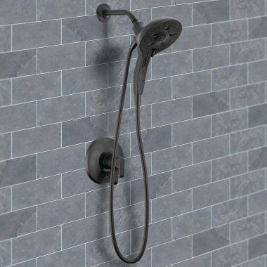 Click here to see Delta T17289-BL Delta Tetra Monitor 17 Series Shower Trim, In2ition, Touch-Clean, H2Okinetic PowerDrench, ADA, 1.75 GPM, Matte Black - T17289-BL