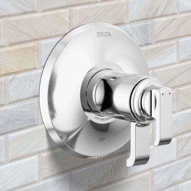 Click here to see Delta T17T089-PR Delta Tetra TempAssure 17 Series Volume Control Valve Only Trim, MultiChoice, ADA, Lumicoat Chrome - T17T089-PR