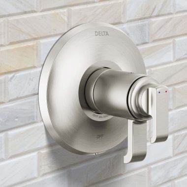 Click here to see Delta T17T089-SS-PR Delta Tetra TempAssure 17 Series Volume Control Valve Only Trim, MultiChoice, ADA, Lumicoat Stainless - T17T089-SS-PR