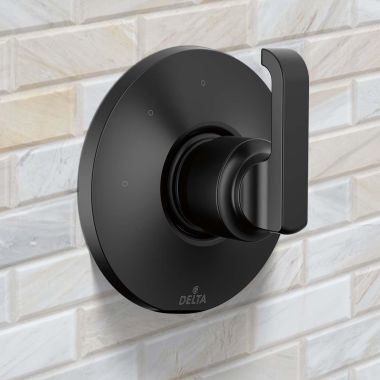 Click here to see Delta T11889-BL Delta Tertra Three-Function Diverter Trim, ADA, Matte Black - T11889-BL