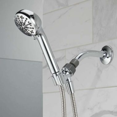 Click here to see Delta 75413 Delta Universal 4-Setting Hand Shower, Touch-Clean, WaterSense, Chrome - 75413