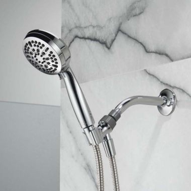 Click here to see Delta 75511 Delta 5-Setting Hand Shower, Touch-Clean, Watersense, 1.75 GPM, Chrome - 75511