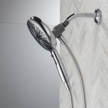 Click here to see Delta 75613 Delta Hand Shower, MagnaTite SureDock, Touch-Clean, 6-Setting, WaterSense, Chrome - 75613