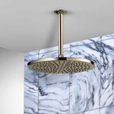 Click here to see Delta 52158-PN-PR25 Delta Universal Showering Components - Single-Setting Metal Raincan Shower Head, TouchClean, 2.5 GPM, Lumicoat Polished Nickel - 52158-PN-PR25