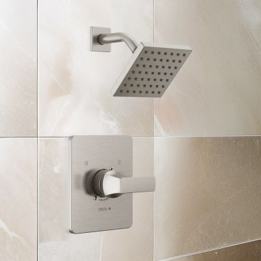 Click here to see Delta T14237-SSLHD Delta Velum Monitor 14 Series Shower Trim, TouchClean, MultiChoice, ADA, 1.75 GPM, Stainless - T14237-SSLHD