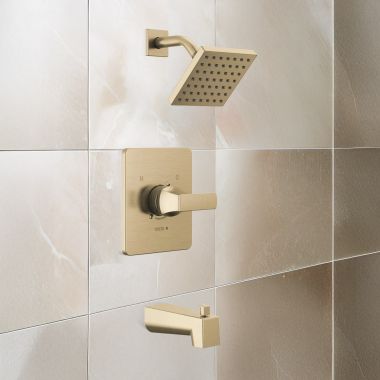 Click here to see Delta T14437-CZLHD Delta Velum Monitor 14 Series Tub & Shower, TouchClean, MultiChoice, ADA, 1.75 GPM, Champagne Bronze - T14437-CZLHD