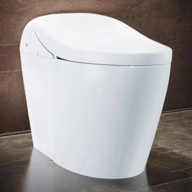 Click here to see Toto MS7631CEMFG#01 TOTO G5A Luxury Smart Toilet Bidet Combo, Night Light, 1.2/1.0 GPF, CeFiONtect, Universal Height, Cotton White - MS7631CEMFG#01