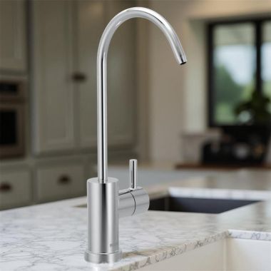 Click here to see Moen F7660 Moen SIP Modern Single-Handle High Arc Cold Beverage Faucet, 1.5 GPM, Chrome - F7660