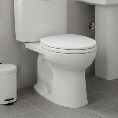 Click here to see Toto C453CUFG#11 TOTO C453CUFG#11 DRAKE II ADA ROUND BOWL ONLY UNIVERSAL COLONIAL WHITE - SANAGLOSS