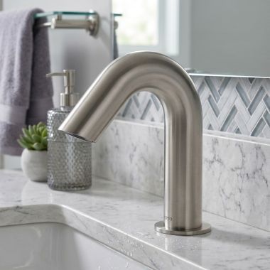 Click here to see Toto TLE28002U3#BN TOTO Standard-R Touchless Spout, Brushed Nickel - TLE28002U3#BN