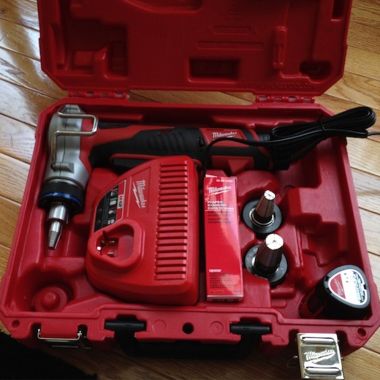 Click here to see Milwaukee 2432-22 Milwaukee 2432-22 12V Propex Expansion Tool Kit