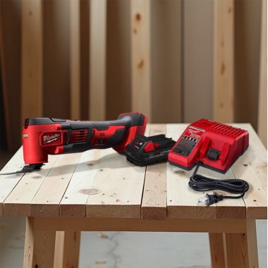 Click here to see Milwaukee 2626-21HO Milwaukee M18 Cordless Multi-Tool Kit with 3.0Ah Battery and Charger - 2626-21HO