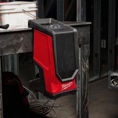 Click here to see Milwaukee  Milwaukee M18 Wireless Bluetooth Jobsite Speaker with USB Charging Port - 2954-20