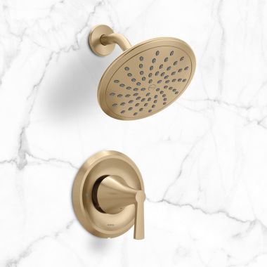 Click here to see Moen T2342EPBZG Moen Jase Posi-Temp Shower Only Trim, ADA, 1.75 GPM, Bronzed Gold - T2342EPBZG