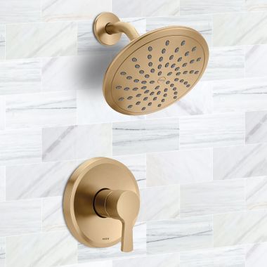 Click here to see Moen UT2342EPBZG Moen Jase Shower Only Trim, M-Core 2 Series, ADA, 1.75 GPM, Bronzed Gold - UT2342EPBZG