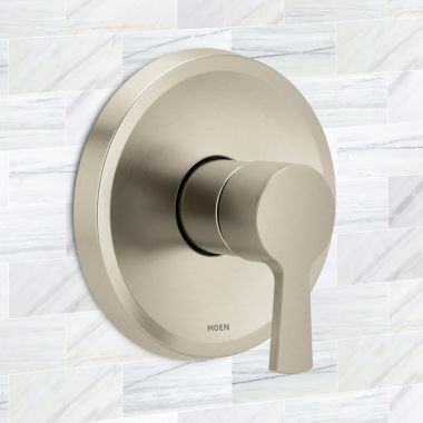 Click here to see Moen UT2501BN Moen Jase M-CORE 2 Series Pressure Balancing Valve Only Trim, M-PACT, ADA, Brushed Nickel - UT2501BN