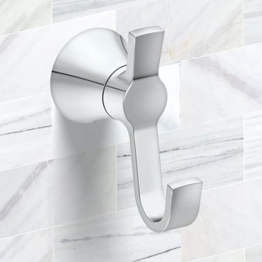 Click here to see Moen YB0703CH Moen Jase Double Robe Hook, Chrome - YB0703CH