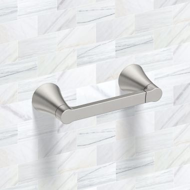 Click here to see Moen YB0708BN Moen Jase Pivoting Paper Holder, Brushed Nickel - YB0708BN