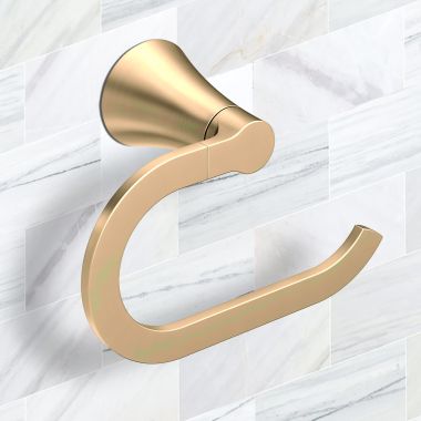 Click here to see Moen YB0786BZG Moen Jase Towel Ring, Bronzed Gold - YB0786BZG
