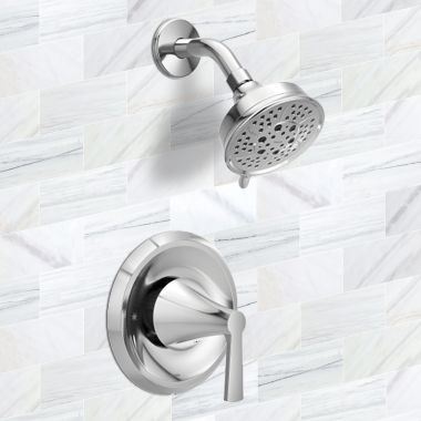 Click here to see Moen T2412EP Moen Jase Posi-Temp Shower Only Trim, M-PACT, ADA, 1.75 GPM, Chrome - T2412EP 