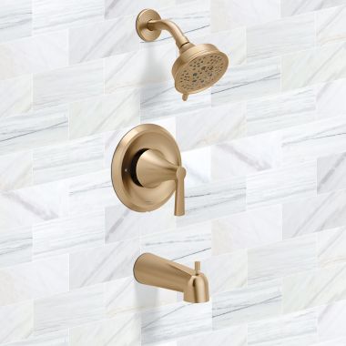 Click here to see Moen T2413EPBZG Moen Jase Posti-Temp Tub/Shower Trim, M-PACT, ADA, 1.75 GPM, Bronzed Gold - T2413EPBZG