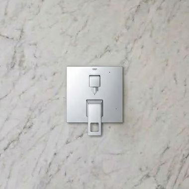 Click here to see Grohe 29422000 GROHE EUROCUBE Pressure Balance Valve Trim with 2-Way Diverter and Cartridge - 29422000