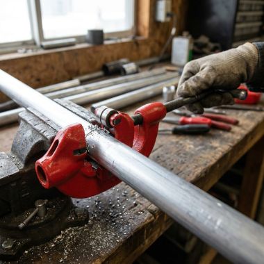 Click here to see Ridgid 32830 RIDGID Model 3-S Heavy-Duty Pipe Cutter, 1