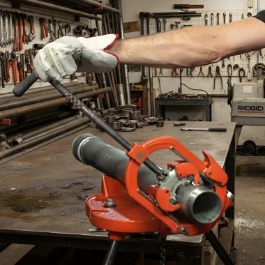 Click here to see Ridgid 74685 RIDGID Model 466-CI Hinged Cast Iron Pipe Cutter, 2