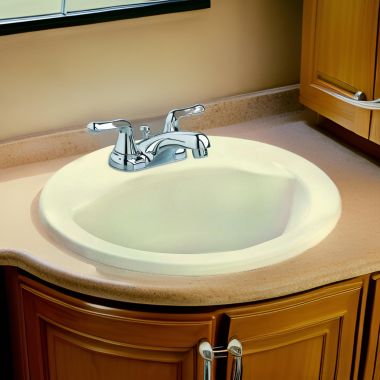 Click here to see American Standard 0419.444EC.021 American Standard Cadet Oval Countertop Sink, 21