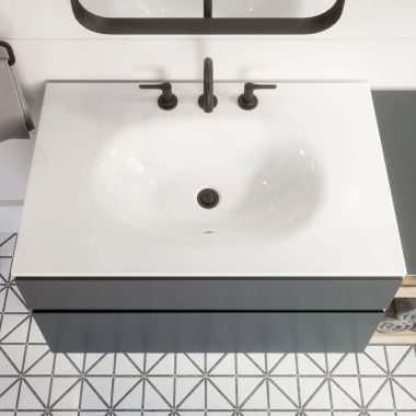 Click here to see American Standard 1298008.020 American Standard Studio S 33” Vitreous China Vanity Sink Top, Three Holes, White - 1298008.020