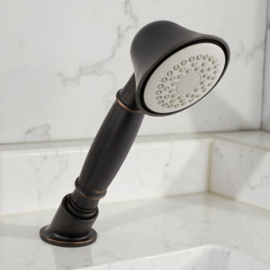 Click here to see American Standard 1660.142.278 American Standard Delancey Single-Function Water Saving Hand Shower, 1.8 GPM, Legacy Bronze - 1660142.278
