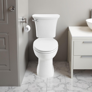 Click here to see American Standard 204AB104.020 American Standard Edgemere Right Height Elongated High Efficiency Two-Piece Toilet, 1.28 GPF, ADA, 10
