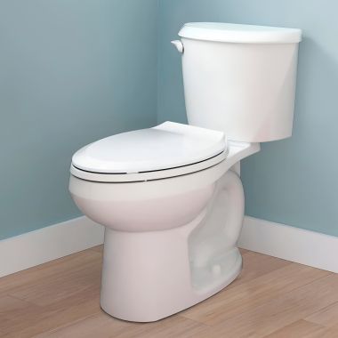 Click here to see American Standard 250CA004.020 American Standard Colony3 Two-Piece Toilet, Elongated, Standard Height, ADA, 1.6 GPF, White (Less Seat) - 250CA004.020