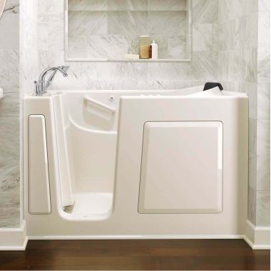 Click here to see American Standard 3060.609.CLL American Standard Soaking Bathtub With Left Drain, Whirlpool, Air Spa, Quick Drain, Linen - 3060.609.CLL