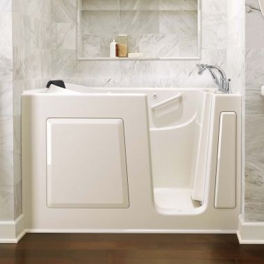 Click here to see American Standard 3060.609.SRL American Standard Soaking Bathtub With Right Drain, Quick Drain, Linen - 3060.609.SRL