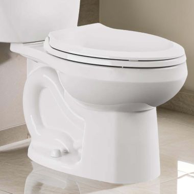 Click here to see American Standard 3437C101.020 American Standard Colony3 Elongated Toilet Bowl, Standard Height, PowerWash, White (Less Seat) - 3437C101.020