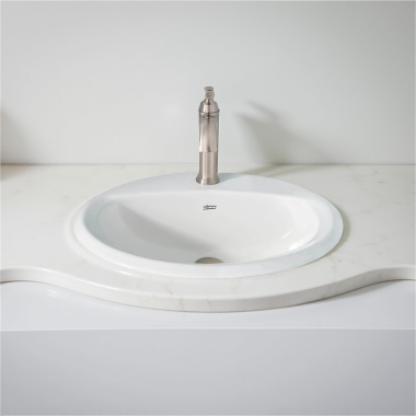 Click here to see American Standard 0475247.020 American Standard Reliant Oval Drop-In Bathroom Sink with 1 Hole, ADA, White - 0475247.020 