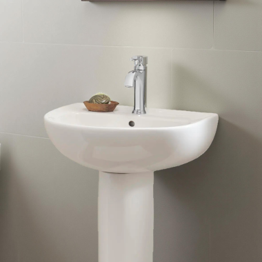 Click here to see American Standard 0467201.020 American Standard Reliant 22” Pedestal Top Bathroom Sink with 1 Hole, White - 0467201.020 