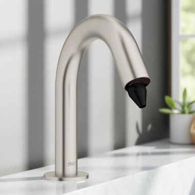 Click here to see American Standard 7770100.295 American Standard Selectronic 1.8L Touchless Sensor-Operated Foam Soap Dispenser, Battery Powered, Brushed Nickel - 7770100.295