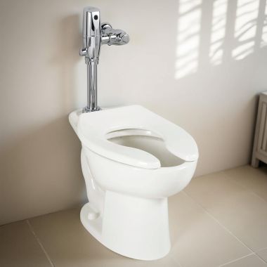 Click here to see American Standard 3451001USMCA.020 American Standard Madera Floor Mounted Elongated Flushometer Bowl, Antimicrobial Surface, High Efficiency, 1.0 GPF to 1.6 GPF, White - 3451001USMCA.020