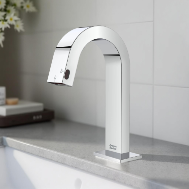 Click here to see American Standard 776B112.002 American Standard Selectronic 2-in-1 Touchless Faucet With Soap Dispenser, Brass, 1.8 L, Battery Operated, 1.2 GPM, Polished Chrome - 776B112.002