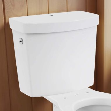 Click here to see American Standard 4000769.020 American Standard Cadet Touchless Tank with Locking Device, 1.28 GPF, White - 4000769.02