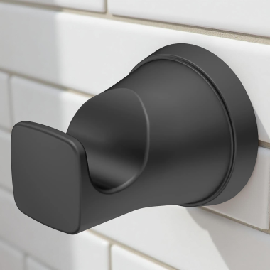 Click here to see American Standard 7617210.243 American Standard Glenmere Robe Hook, Matte Black - 7617210.243