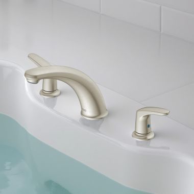 Click here to see American Standard T075920.295 American Standard Colony Pro Roman Tub Filler Trim, 20 GPM, Brushed Nickel - T075920.295