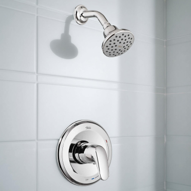 Click here to see American Standard TU075.507XH.002 American Standard Colony Pro Shower Only Trim, Pressure Balance, Less Showerhead, Polished Chrome - TU075.507XH.002
