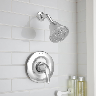 Click here to see American Standard TU385.501WDXH.002 American Standard Reliant 3 Shower Only Trim, Lever Handle, Pressure Balance, 2.5 GPM, Polished Chrome - TU385.501WDXH.002